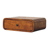 Liora – Table de chevet murale en bois miel