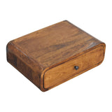 Liora – Table de chevet murale en bois miel